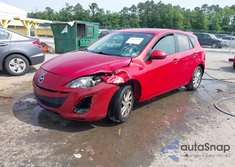 2013 Mazda Mazda3 I Touring из США, поврежденный, VIN JM1BL1LP9D1813240